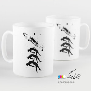 ماگ لیوان طرح مفهومی انسان و عروج کد 1171