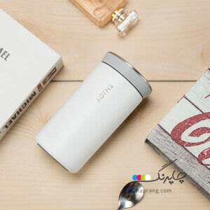 فلاسک تراول ماگ سفری اینجوی Enjoy رنگ سفید